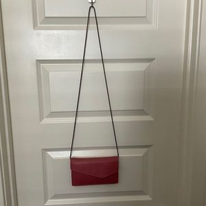 Urban Expressions Dark Pink Crossbody Clutch with‎ Chain Strap